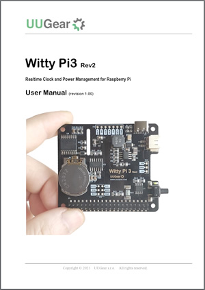 Witty Pi 3 Mini RTC et alimentation UU3Gear